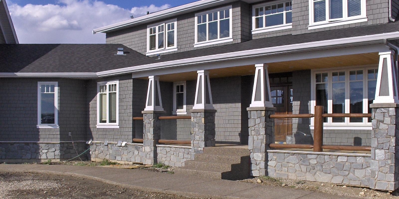 Concrete walkway